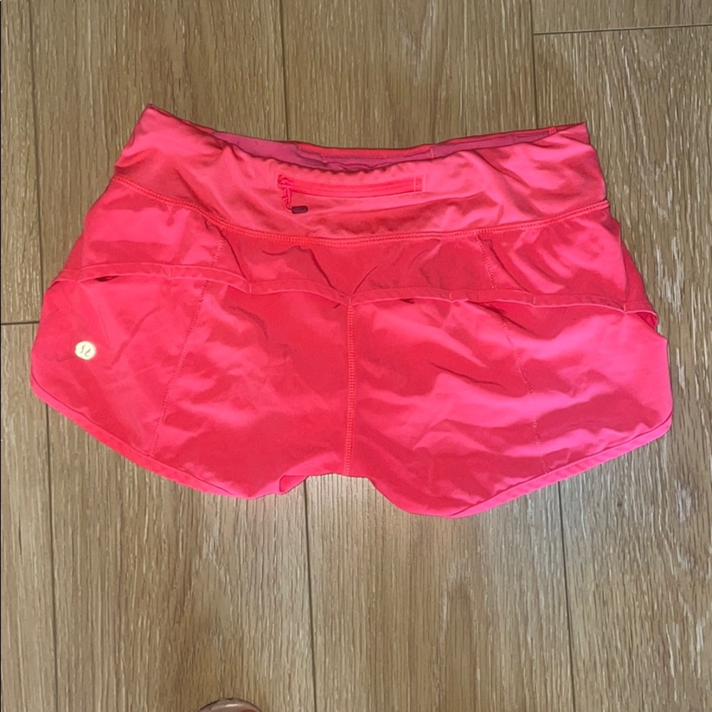 Lululemon Speed Up Short 
2.5" Hot Pink